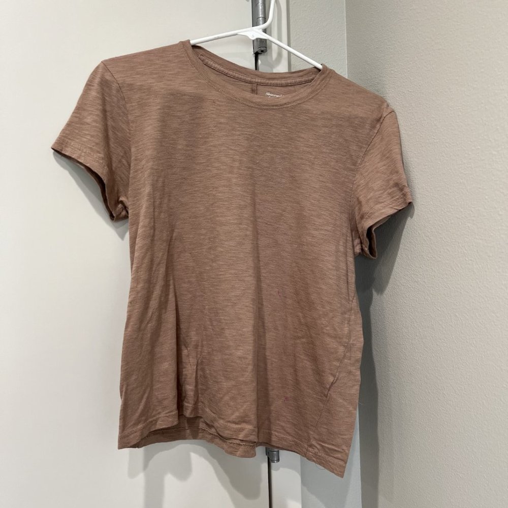 Abercrombie & Fitch Tan T-Shirt
